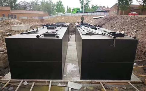 俄罗斯碳钢一体化污水处理设备安装